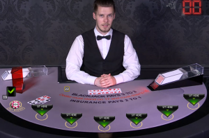 Xtreme Live Gaming Live Blackjack Male Dealer